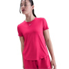 Nike Dri-FIT One Women's Standard Fit Short-Sleeve Top Rush Pink 8 (XS)