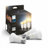 Philips Hue Bluetooth LED White Ambiance set 3ks žiaroviek E27 A60 3x6W 3x800lm 2200-6500K biele stmievateľné