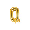 Party Fóliový balón písmeno Q gold na oslavu