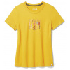 Dámske tričko Smartwool W Sweet Trip Graphic Short Sleeve Tee Honey gold M