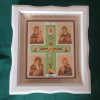 Ikona Panny Márie, Bohorodičného kríža Farba: Biela, Veľkosť: 301x401