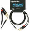 Kábel Klotz KY5-300 2x jack (6,3 mm) - minijack (3,5 mm) 3 m