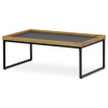 Autronic BONTEC Konferenčný stolík 100x60x39cm, mdf, dub, CT-611 OAK Farba: Sivá