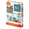 Dino baby set Kde žijú zvieratká 3-5 dielov