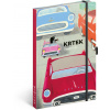 Baagl Notes Krtek a autíčko linkovaný 13 × 21 cm