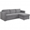 Carryhome ROHOVÁ SEDACIA SÚPRAVA, textil, sivá - Online Only obývacie izby - 002157006802