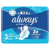 Always Ultra Super Extra hygienické vložky (veľkosť 3) vložky s krídelkami 7 ks]