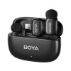 Boya Mini-15 Ultracompact 2.4GHz bezdrôtový mikrofón Lightning plug (čierny)