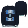 Outerstuff Detská mikina Seattle Kraken Classic Blueliner Crew Neck Veľkosť: Dětské L (11 - 12 let)