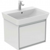 Ideal Standard Connect Air Skrinka pod umývadlo Cube 60 cm, 53x41x40 cm, lesklá biela/svetlosivá mat E0846KN