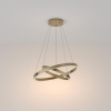 MAYTONI MOD058PL-L55BS3K Závesné LED svietidlo RIM 230V, 61W, 3000K, 3500lm, CRI85, IP20, 60cm, mosadz