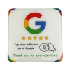 NFC nálepka NTAG215 100x100mm Google recenzia biela