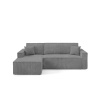 Signal Rozkladacia rohová sedacia súprava ARTUR Ľavá Sivá I