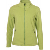 James & Nicholson | JN 781, Dámska mikrofleecová bunda, zelená Lime, 3XL