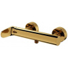 Cersanit INVERTO batéria sprchová nástenná 150mm, Gold + Gold páčka S951-292 S951-292