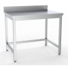 Pracovný stôl Combisteel 700 - otvorený rám so zadným lemom - 900 mm