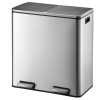 Homania Odpadkový kôš na recyklovanie Kitchen Move Nerezová oceľ (30 L x 2)