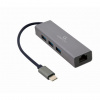 GEMBIRD 3-portový USB 3.1 hub so sieťovou kartou (A-CMU3-LAN-01)