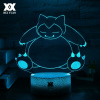 Nočná lampa 3D Pokemon Snorlax Pokemon GO (Nočná lampa 3D Pokemon Snorlax Pokemon GO)