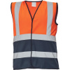 CERVA LYNX DUO vesta| oranžová/navy XXL
