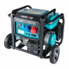 HERON 8896147 - Elektrocentrála rámová benzínová 3F, 8,2kW/7,5kW, podvozok, elektrický štart