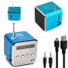 Sieťovo-batériové FM rádio Trees Mini FM rádio