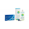 Alcon Air Optix Plus Hydraglyde (6 šošoviek) + Solunate Multi-Purpose 400 ml s puzdrom Dioptria: 5, Zakrivenie: 8.6, Priemer: 14.2