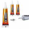 3x AKRYLOVÉ LEPIDLO E8000 PP PE PS ABS METALE 110ML