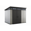 Keter Záhradný domček Artisan 9x7 grafitový/šedý, s podlahou