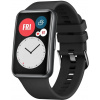 Remienok FIXED Silicone Strap pre Huawei Watch FIT čierny (FIXSSTB-1054-BK)