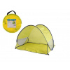 Teddies Stan plážový s UV filtrom 100x70x80cm samorozkladací polyester/kov obdĺžnik žltý v látkovej 00110024