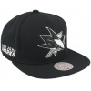 Mitchell & Ness Pánská kšiltovka San Jose Sharks NHL Evergreen Black White Snapback