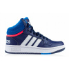 adidas Hoops 3.0 Mid K dark blue blue rush turbo Modrá