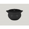 RAK Chef's Fusion misa na polievku s pokrievkou pr. 15 cm, čierna | RAK-CFST15BK