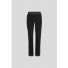 NOHAVICE KARL LAGERFELD BW TAILORED PIPING PANTS WHITE/BLACK