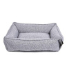 Lex & Max Luxusný pelech pre psa Lex & Max Berlin 120 x 85 cm | svetlo sivý