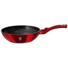 BERLINGERHAUS BERLINGERHAUS Panvica WOK s mramorovým povrchom 30 cm Burgundy Metallic Line BH-6166 (BH-6166)