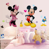 Samolepka na stenu Mickey a Minnie Mouse 50x70 cm