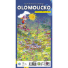 Ručně malovaná cyklomapa Olomoucko - Malované Mapy