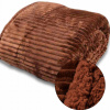 Prikrývka na posteľ - Posteľ a vy mikrofibra prikrývka 200 x 220 cm odtiene hnedej (Baranek 220/200 Pumpované prikrývky a vy)