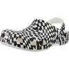Crocs Nazuvky CLASSIC WARPED CHECKER CLOG Biela
