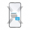 Ochranné tvrdené sklo FIXED 3D Full-Cover pre Apple iPhone XR/11, s lepidlom cez celý displej, čierne