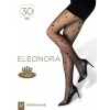 Dámské vzorované punčochové kalhoty Eleonora 30 nero S/158-164/100