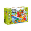 Garáž servis 3 poschodia + dráha 1,5 m + 2 autá plast v krabici 59x40x15cm Wader
