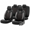 Sada autopoťahov OTOM LIMITED 101 BLACK/RED 3-ZIP Amio