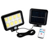 Solárna záhradná pouličná lampa 130 Led so snímačom a diaľkovým ovládaním