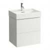 Laufen Kartell Skrinka pod umývadlo 60 cm, 2 zásuvky, biela matná H4075690336401