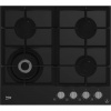 Beko HILW64325SB varná doska Čierna Vstavaný 59 cm Plynový 4 zone(s) (192252)
