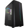 FSP/Fortron ATX Midi Tower CMT151 Black, průhledná bočnice, 1 x A. RGB LED 120 mm ventilátor POC0000110