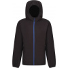 REGATTA PROFESSIONAL NAVIGATE TRF 690 / Pánska fleecová bunda s kapucňou - black/new royal XL